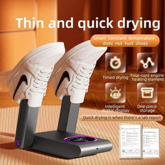 Electric Foldable Boot & Shoe Dryer with Smart Timer