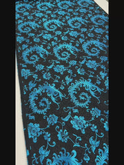 Luxurious Floral Jacquard Satin Brocade – By The Yard
