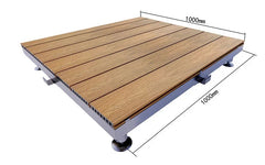 WPC Outdoor Decking Kit™ – DIY Patio Flooring System with Adjustable Aluminum Supports